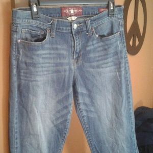 Lucky brand Sofia straight jeans 10/30 long